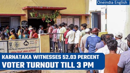 Karnataka Elections 2023: Over 52 percent voter turnout till 3 pm | Oneindia News