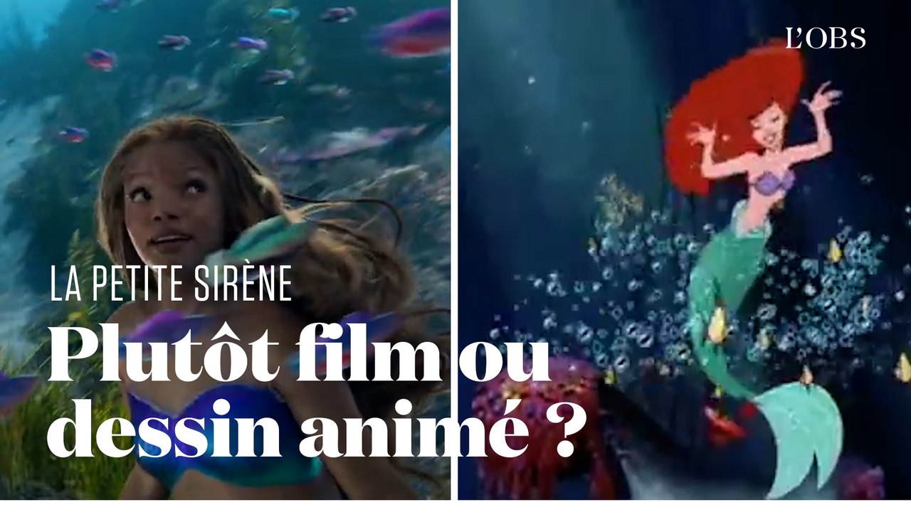 "La Petite Sirène" : les images du film comparées à celles du dessin animé