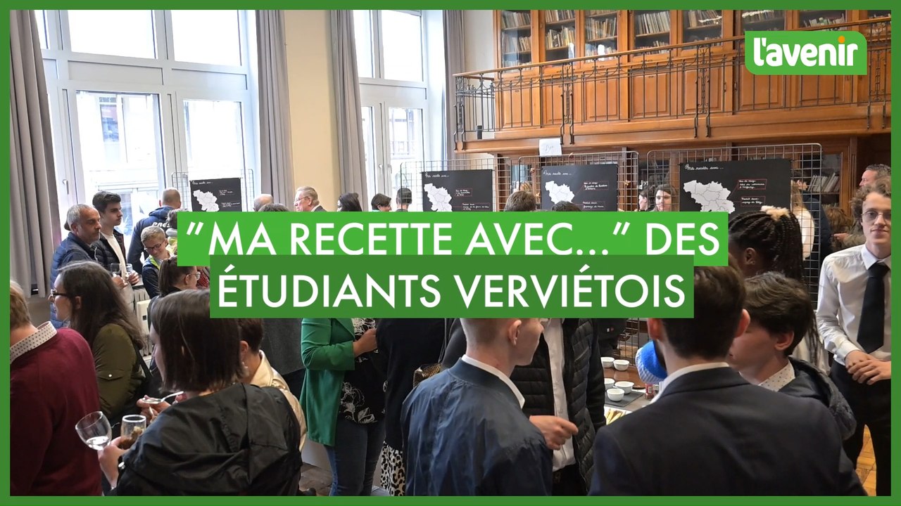 "Ma recette avec..." des élèves de la haute école Charlemagne de Verviers