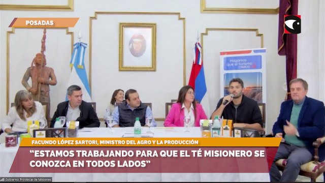 Expo Té Argentina en Misiones: “Estamos trabajando para que el té misionero se conozca en todos lados”, aseguró Facundo López Sartori