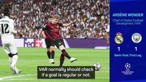 Wenger explains why VAR allowed De Bruyne's equaliser