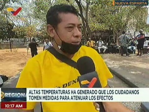 Nueva Esparta | Ciudadanos toman medidas para atenuar los efectos de las altas temperaturas actuales