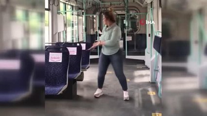 Sakarya'da ölü bulunan Emine Ercandoğdu'nun tramvayda dans ettiği görüntüler ortaya çıktı