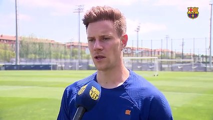 Ter Stegen, Jordi Alba y Sergi Roberto se pronuncian sobre el adiós de Busquets : FCB