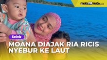 Moana Diajak Ria Ricis Nyebur ke Laut, Bajunya Bikin Netizen Khawatir: Gak Kedinginan Kah?