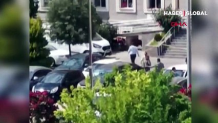 Duruşma sonrasında husumetli aileler birbirine girdi: 1'i asker çok sayıda yaralı