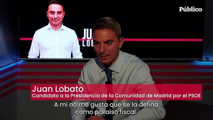 Juan Lobato: “En Madrid hay una estrategia clara de beneficio particular a un pequeñísimo porcentaje de la población”