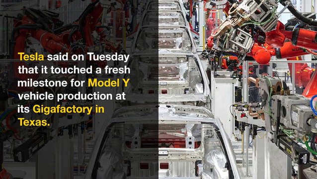Tesla Goes Full Throttle At Giga Texas: Model Y Weekly Output Hits 5,000 - $TSLA