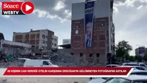 65 kişinin can verdiği otelin karşısına Erdoğan’ın gülümseyen fotoğrafını astılar
