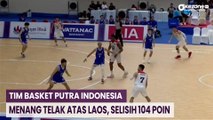 Tim Basket Putra Indonesia Menang Telak atas Laos, Selisih 104 Poin