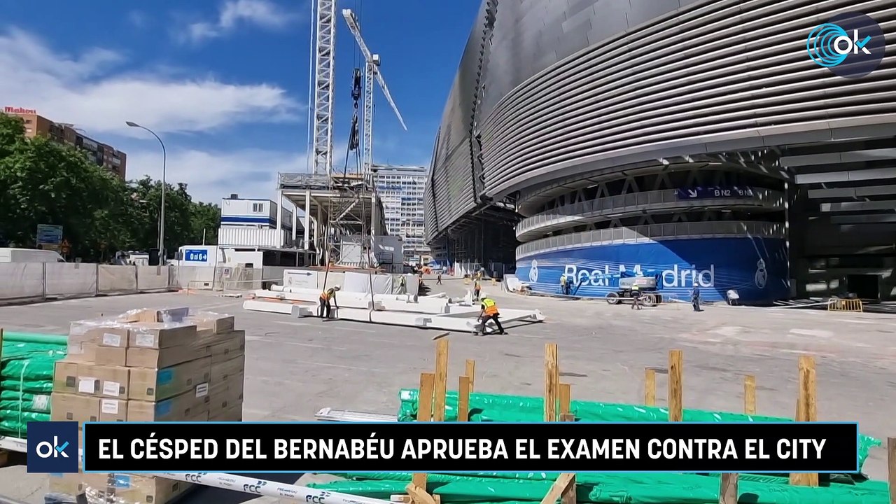El césped del Bernabéu aprueba el examen contra el City