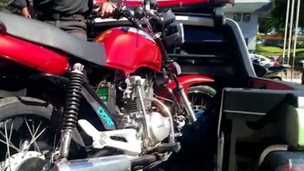 Com moto adulterada, rapaz foge da GM, mas acaba detido