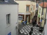 Pornic : intersection rue des Sables / escalier