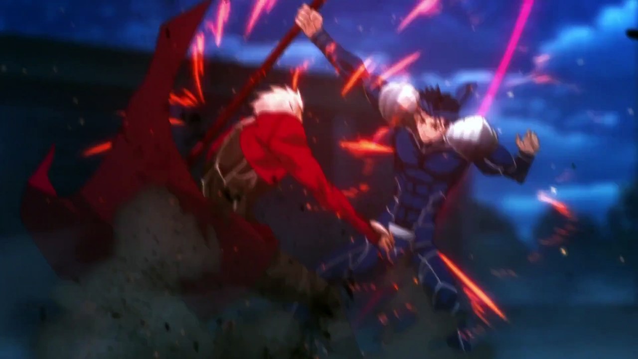 Archer vs Lancer |  Fate/Stay Night: Unlimited Blade Works
