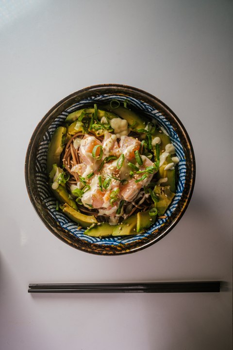 Soba chirashi style, recette healthy et gourmande
