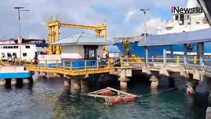 Detik-Detik KMP Mutiara Pertiwi 1 Tabrak Dermaga hingga Roboh di Ternate