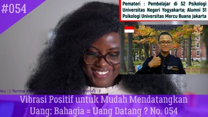 Vibrasi Positif untuk Mudah Mendatangkan Uang; Bahagia = Uang Datang ? No. 054 - Gilang Mbsnags #psikologi #pengembangandiri #gilangmbsnags