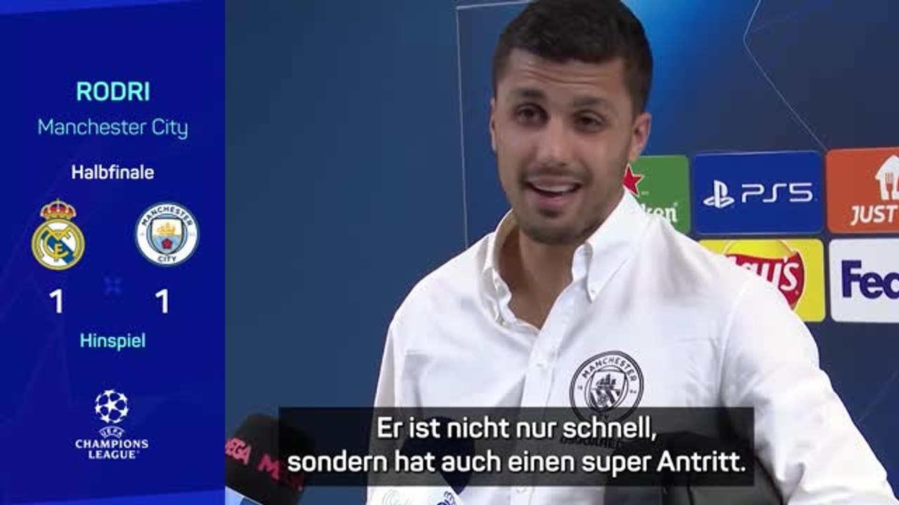 Rodri: 'Vinícius hat ein großartiges Tor erzielt'