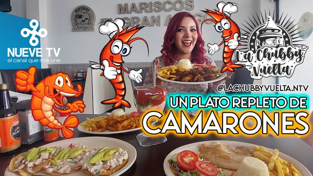 Un plato REPLETO de CAMARONES en Mariscos El Gran Amigo