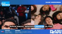 Kylian Mbappé agacé par Achraf Hakimi lors d'une soirée à Madrid, Hiba Abouk remplacée par un groupe de filles.