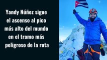 Impresionantes imágenes del cubano Yandy Núñez en su aventura en el Everest