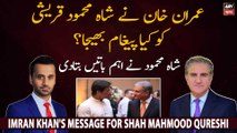 What was Imran Khan's message for Shah Mahmood Qureshi?