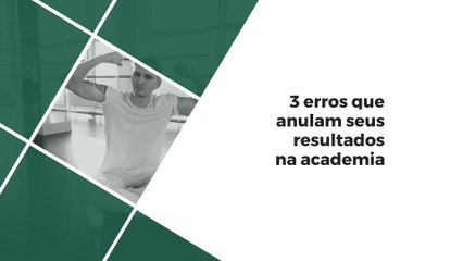 3 erros que anulam seus resultados nos treinos
