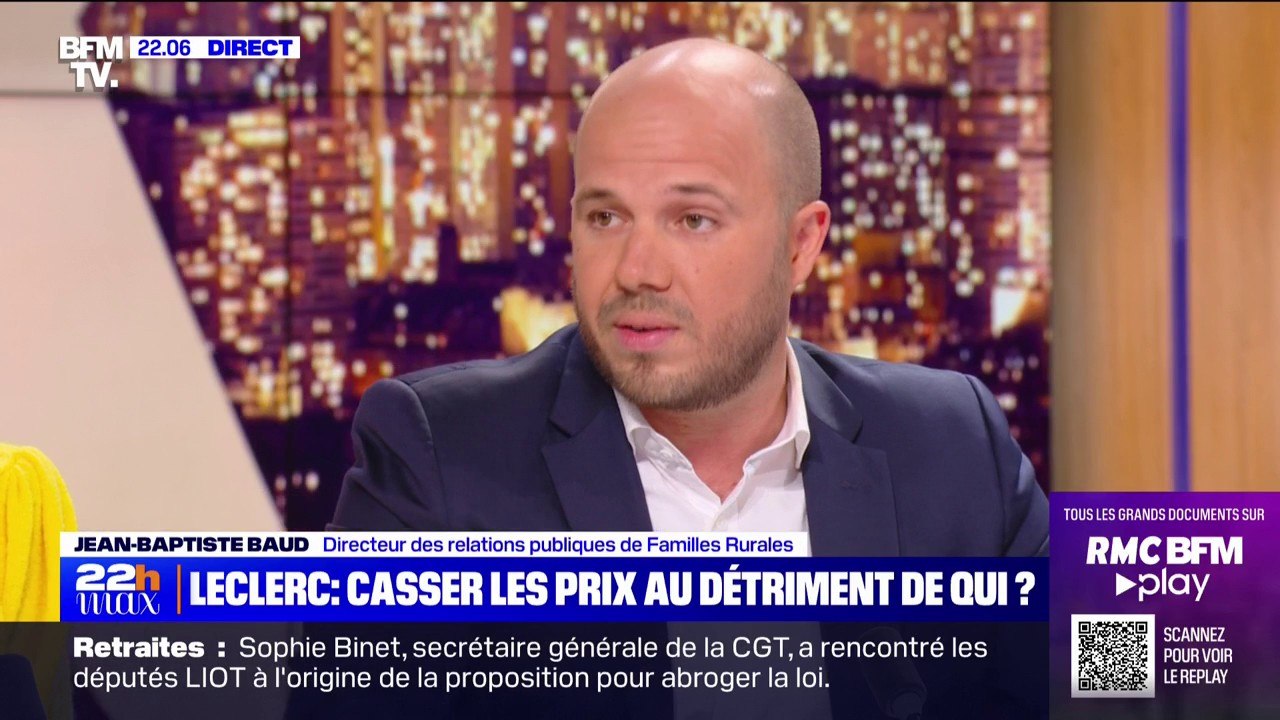 Trimestre anti-inflation: "Ça a été une opportunité pour les distributeurs de faire du placement de produit" estime Jean-Baptiste Baud (Famille Rurales)