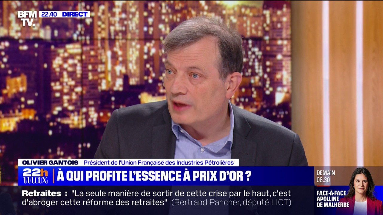 Prix des carburants: "Il y a des impacts qui disparaîtront, tout n'est pas structurel" estime Olivier Gantois (UFIP)