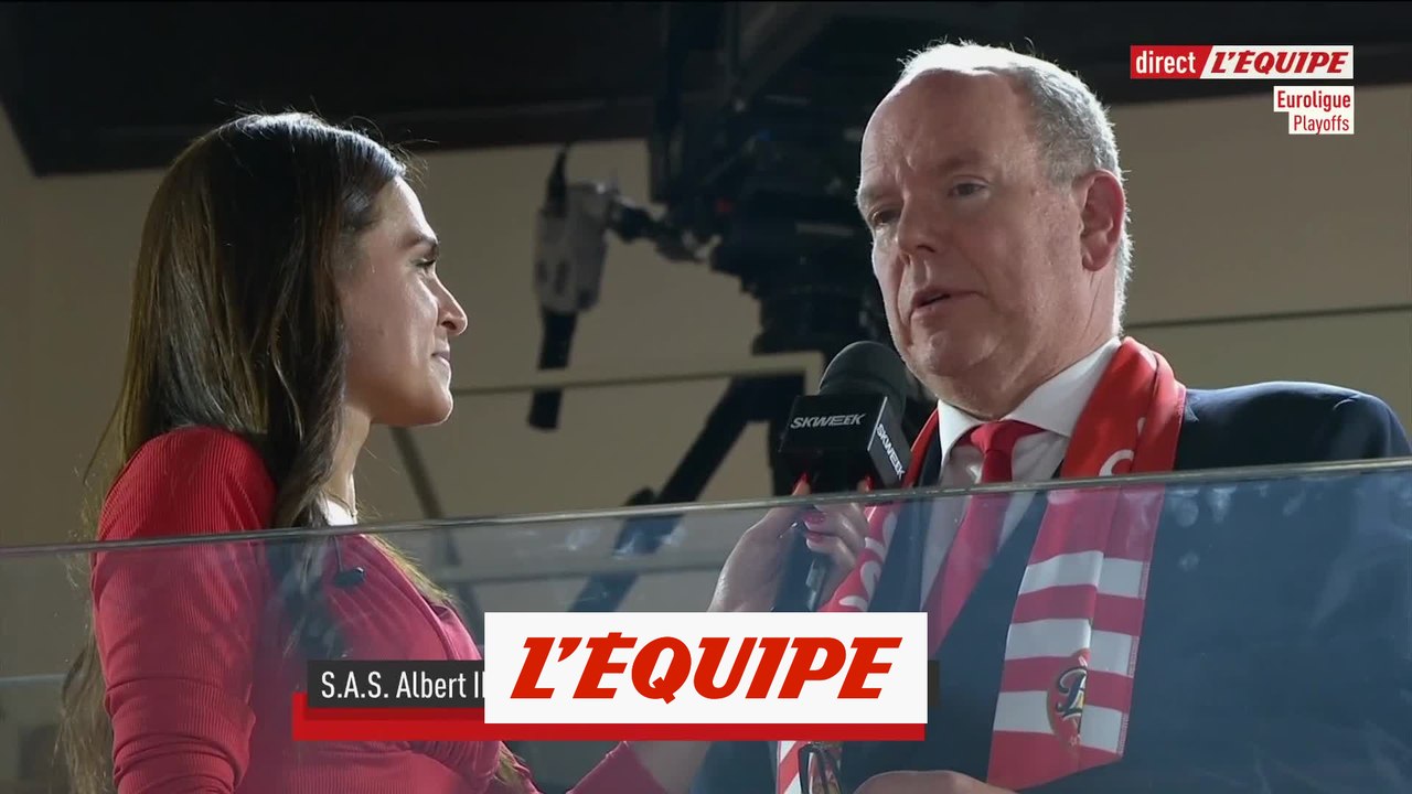 Albert de II de Monaco : « Je suis très fier de toute l'équipe » - Basket - Euroligue - Monaco