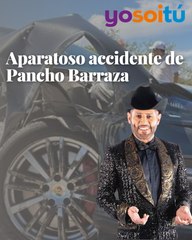 APARATOSO accidente que sufrió Pancho Barraza