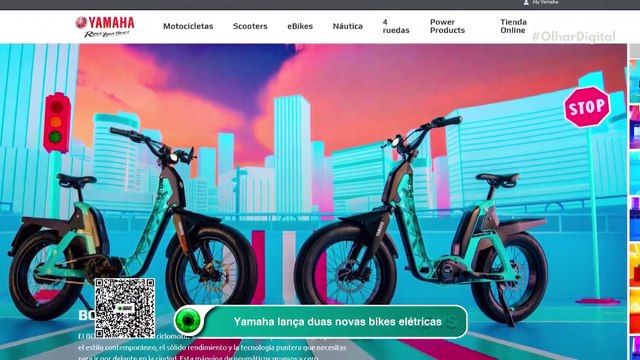Yamaha lança duas novas bikes elétricas