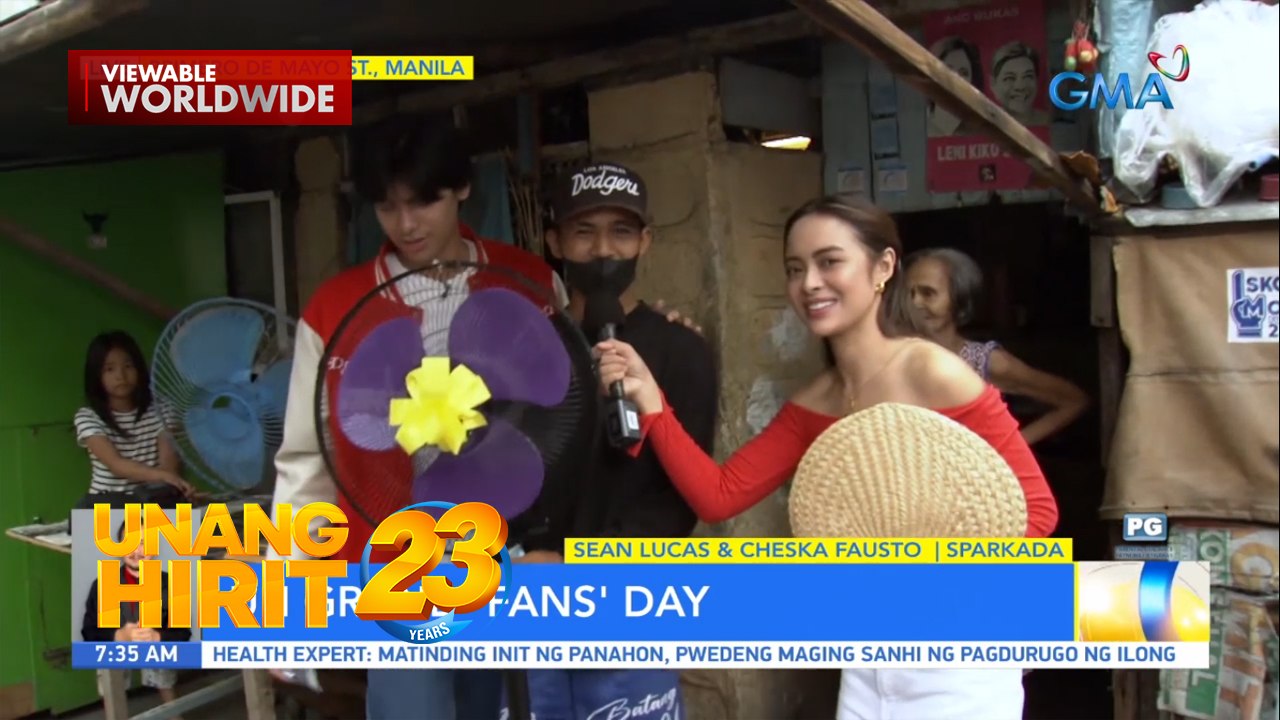 UH Grand Fans Day sa Manila kasama sina Sparkada Sean Lucas at Cheska Fausto | Unang Hirit