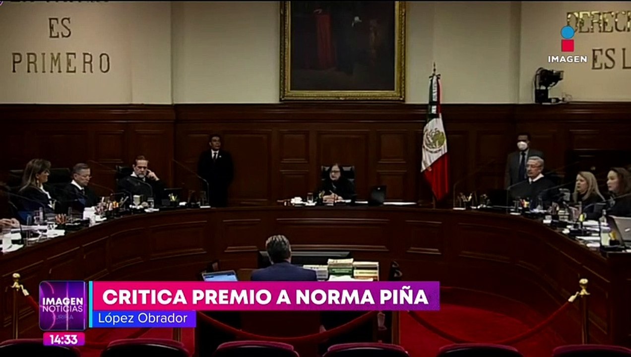 Norma Piña recibe el premio "Derechos Humanos 2023"