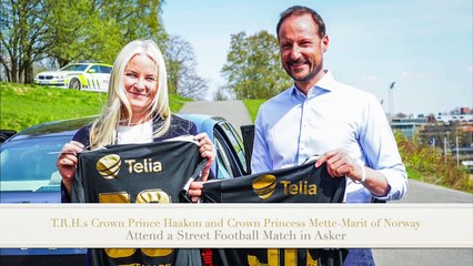 The Crown Prince Couple of Norway Attends a  Street Football Match in Asker! And, Other #Royal News