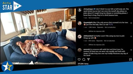 Chrissy Teigen maman d'un troisième enfant : elle répond à des accusations affligeantes avec une pho