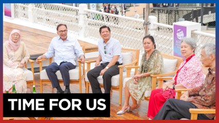 Marcos, first lady take break from Asean Summit work