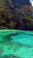 Sunset Lagoon CORON ISLAND Palawan PHILIPPINES  Drone Video 4K