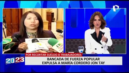 César Revilla: expulsión de María Cordero Jon Tay de la bancada de Fuerza Popular no tiene retroceso