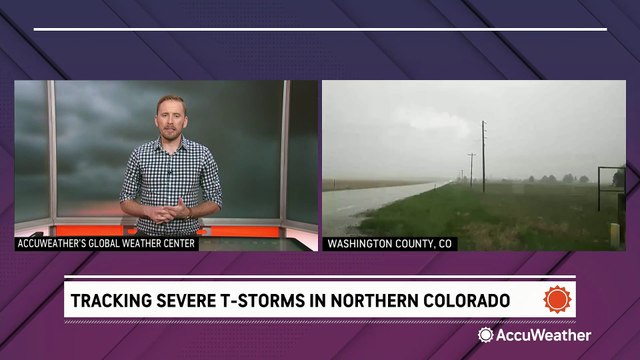Dust whirls and possible landspouts spin up as severe storms barrel through Colorado
