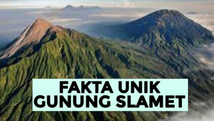 Lima Fakta Unik Gunung Slamet salah satunya adalah paku buminya pulau jawa