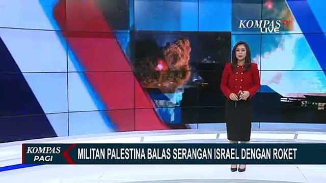 Balas Serangan Udara Israel, Militan Palestina Tembakkan Puluhan Roket dari Jalur Gaza!