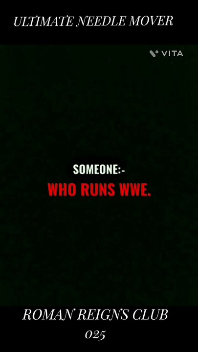 Roman Reigns ultimate needle movers