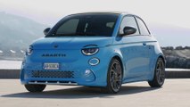 Abarth 500e Exterior Design in Blue