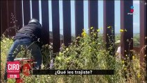 Repartidor entregó comida a migrantes que esperan en el muro fronterizo | Ciro Gómez Leyva