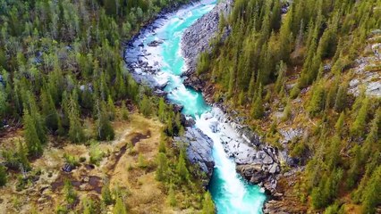 Norway 4K  Scenic Relaxation Film with Calming Music_720p