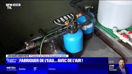 Sécheresse: à Grimaud, dans le Var, une entreprise a imaginé une machine pour fabriquer de l'eau... avec de l'air