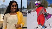 Maharastrian Saree में Skiing Woman Divya Maiya कौन है, Watch Viral Video | Boldsky