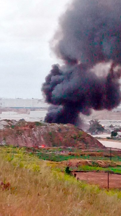 posible estrellamiento de un platillo volador objeto volador no identificado ufo ovni uap en tijuana baja california mexico