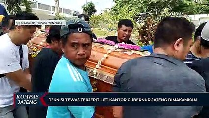 Teknisi Tewas Terjepit Lift Kantor Gubernur Jateng Dimakamkan
